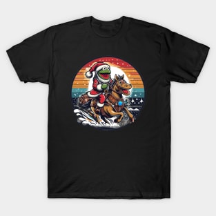 Muppet Riding on Santa's Horse T-Shirt